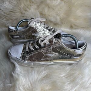 Vintage Havana Gold Shine Sneakers Womens Size 9